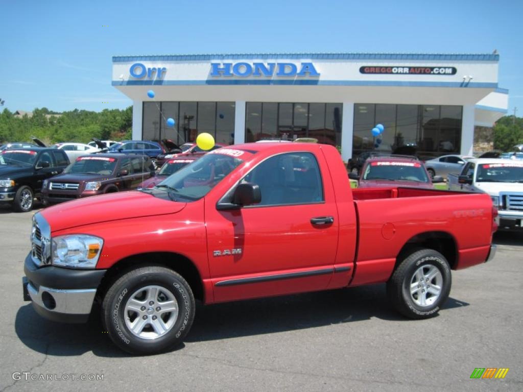 Flame Red Dodge Ram 1500