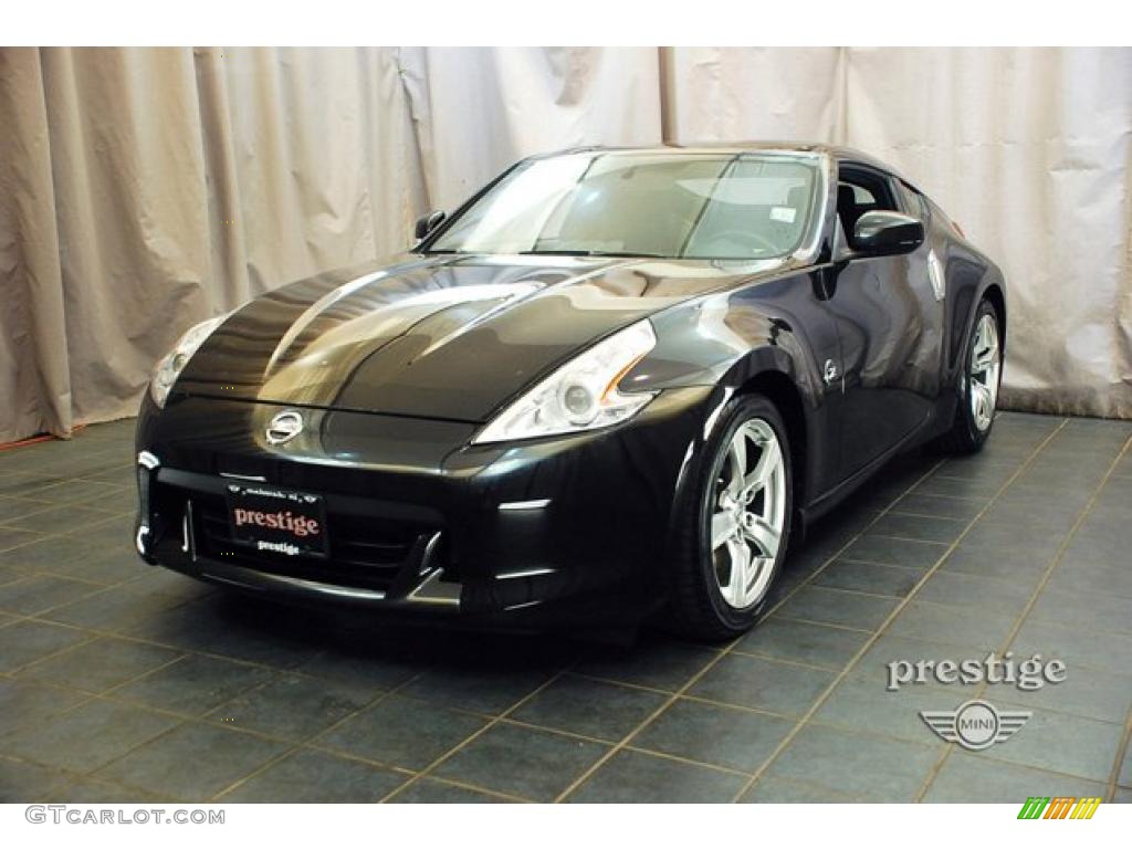 2009 370Z Coupe - Magnetic Black / Black Cloth photo #1