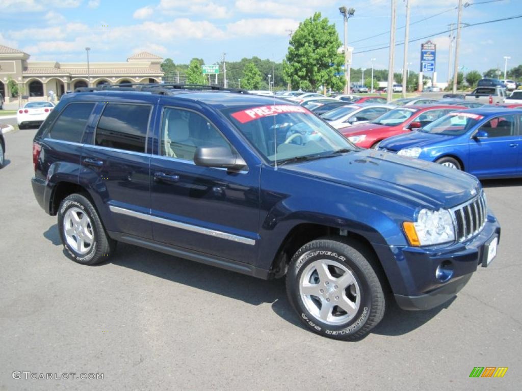 2006 Grand Cherokee Limited 4x4 - Midnight Blue Pearl / Medium Slate Gray photo #7