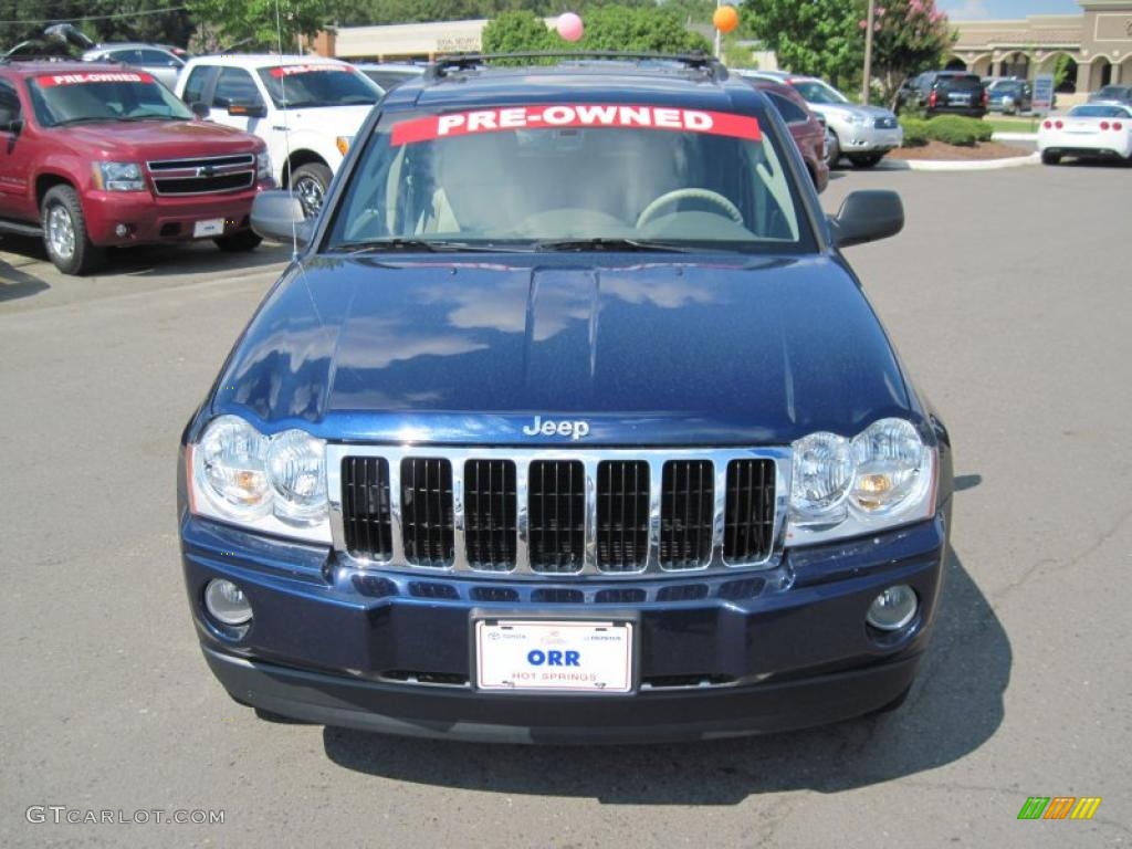 2006 Grand Cherokee Limited 4x4 - Midnight Blue Pearl / Medium Slate Gray photo #8