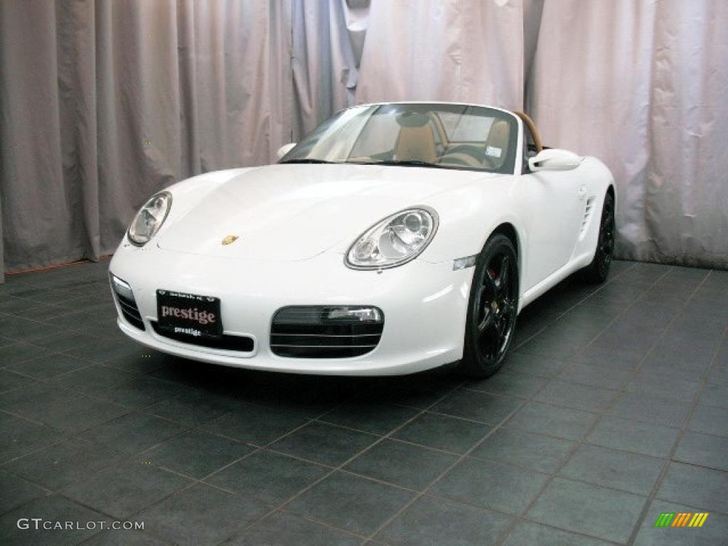 2007 Boxster S - Carrara White / Sand Beige photo #1