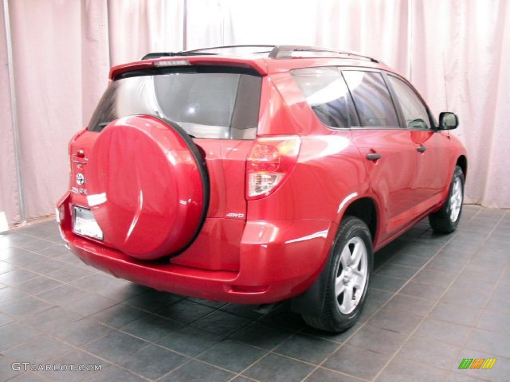 2007 RAV4 4WD - Barcelona Red Pearl / Ash Gray photo #2