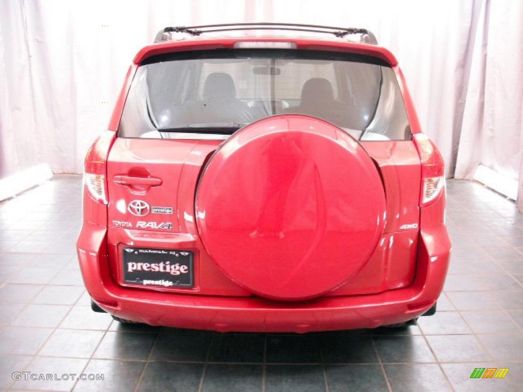 2007 RAV4 4WD - Barcelona Red Pearl / Ash Gray photo #3