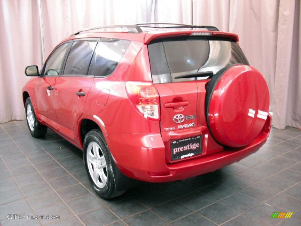 2007 RAV4 4WD - Barcelona Red Pearl / Ash Gray photo #4