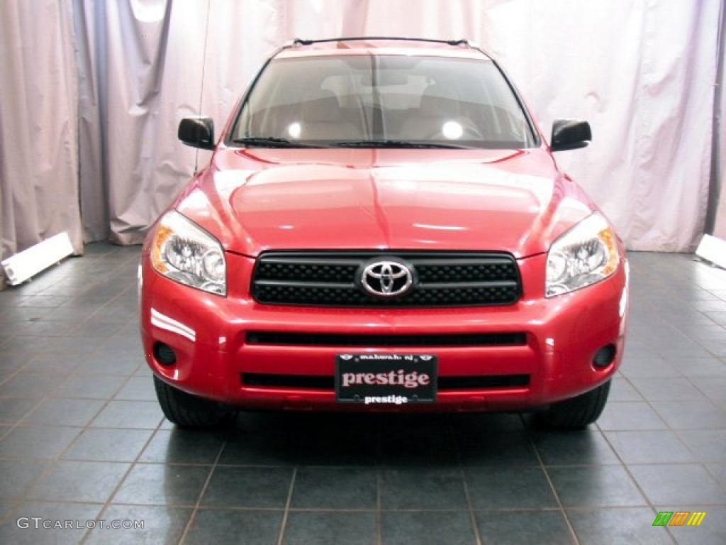 2007 RAV4 4WD - Barcelona Red Pearl / Ash Gray photo #6
