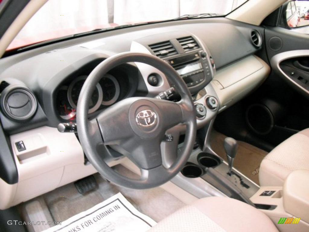 2007 RAV4 4WD - Barcelona Red Pearl / Ash Gray photo #13