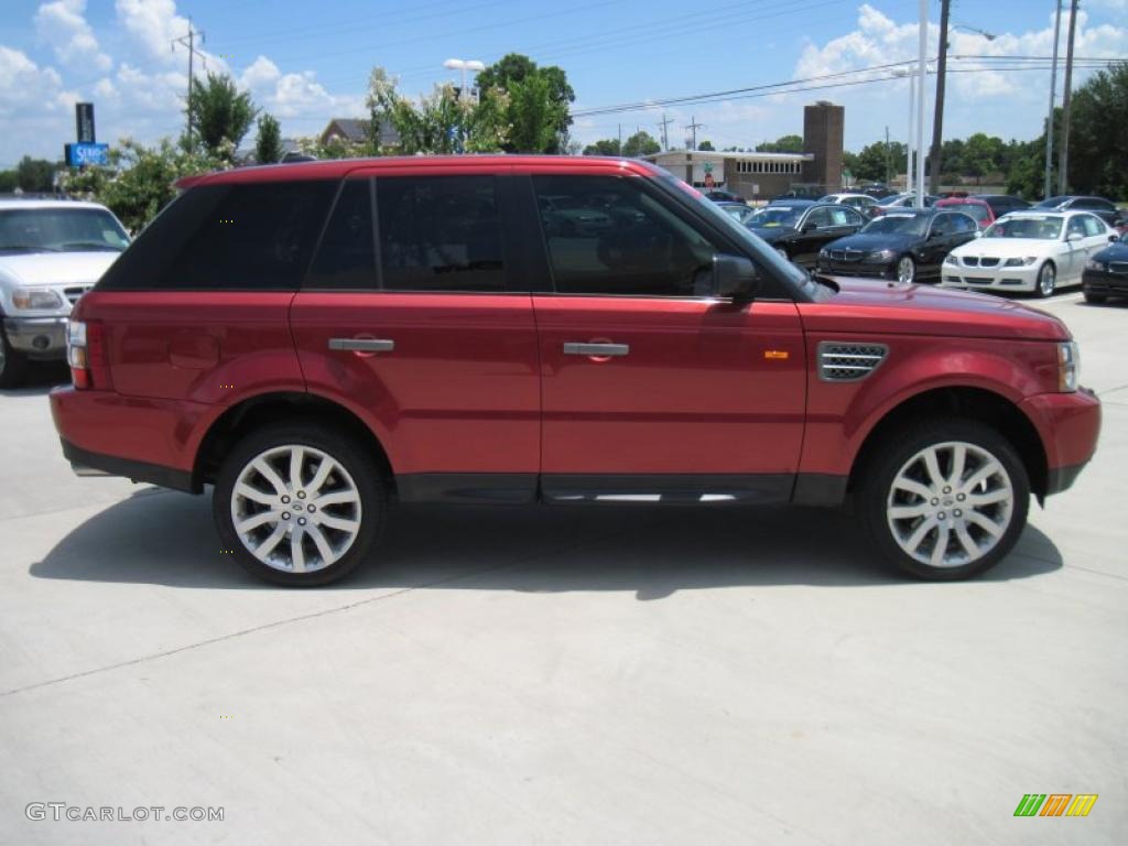 2006 Range Rover Sport Supercharged - Rimini Red Metallic / Ebony Black photo #4