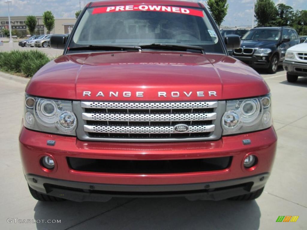 2006 Range Rover Sport Supercharged - Rimini Red Metallic / Ebony Black photo #5
