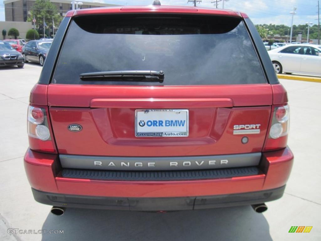 2006 Range Rover Sport Supercharged - Rimini Red Metallic / Ebony Black photo #6