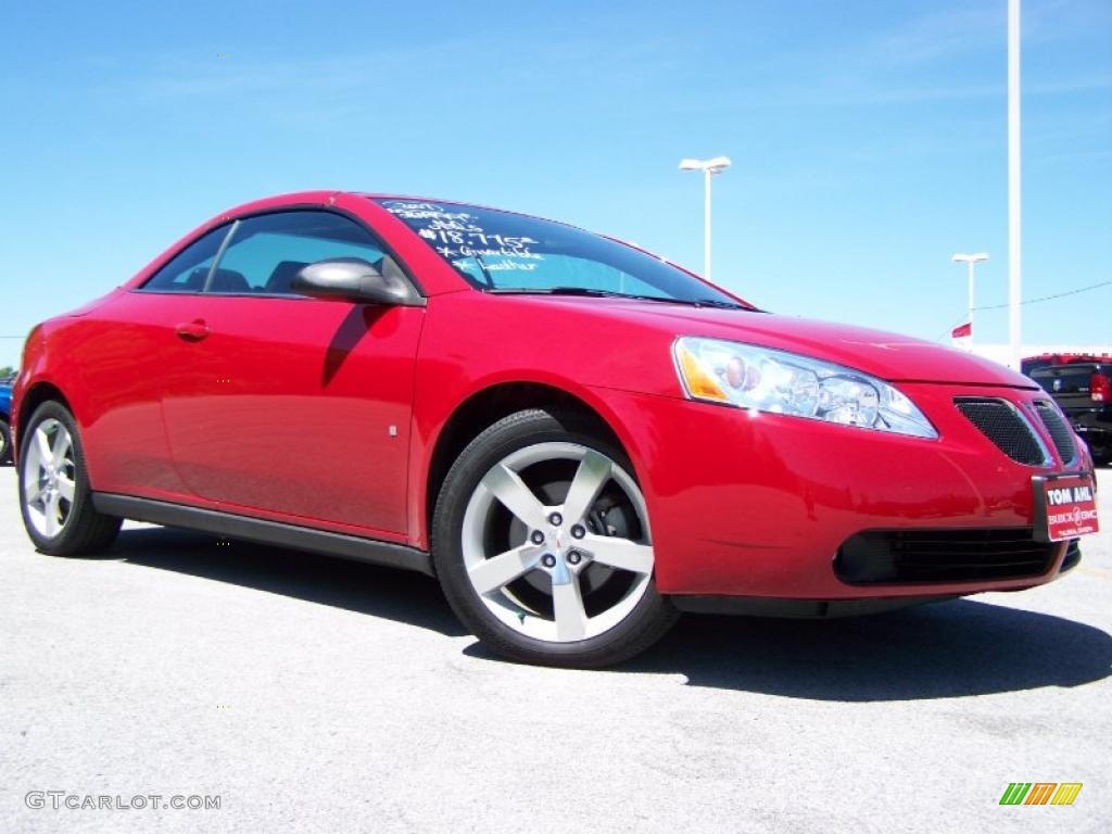 2007 G6 GT Convertible - Crimson Red / Ebony photo #1