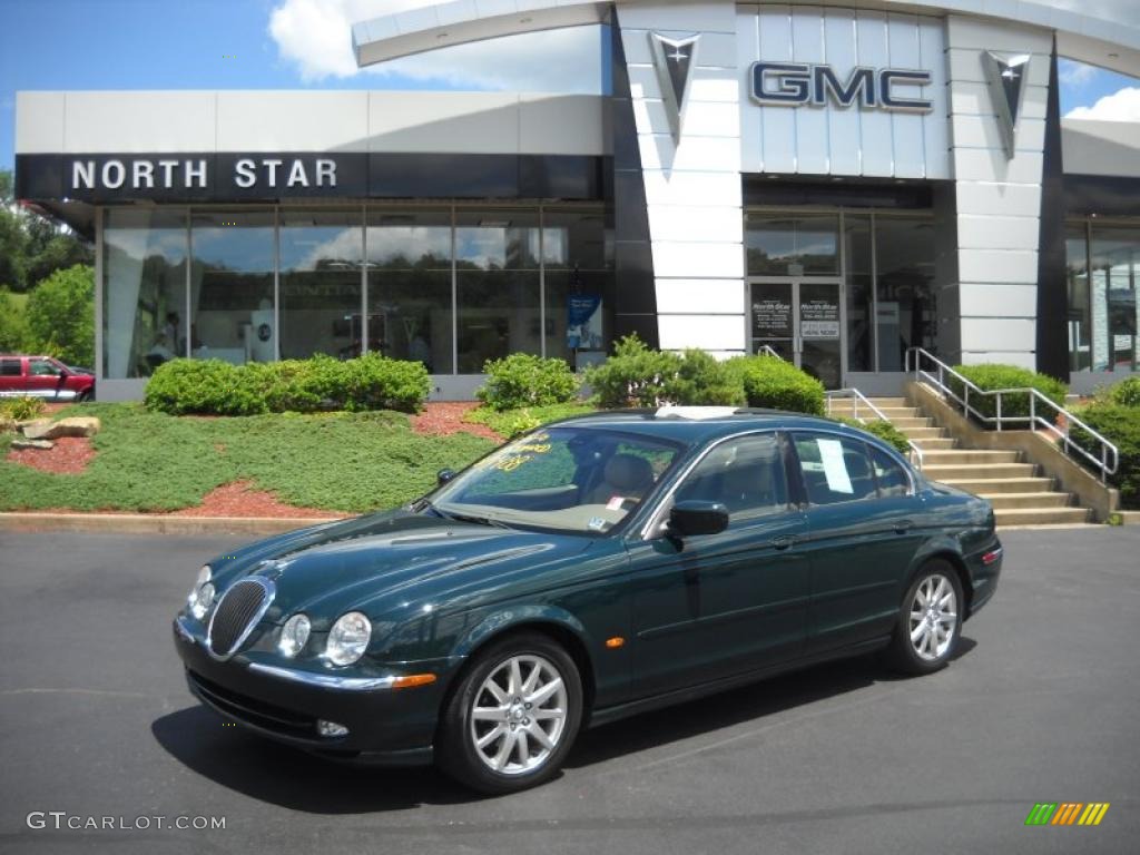 British Racing Green Jaguar S-Type