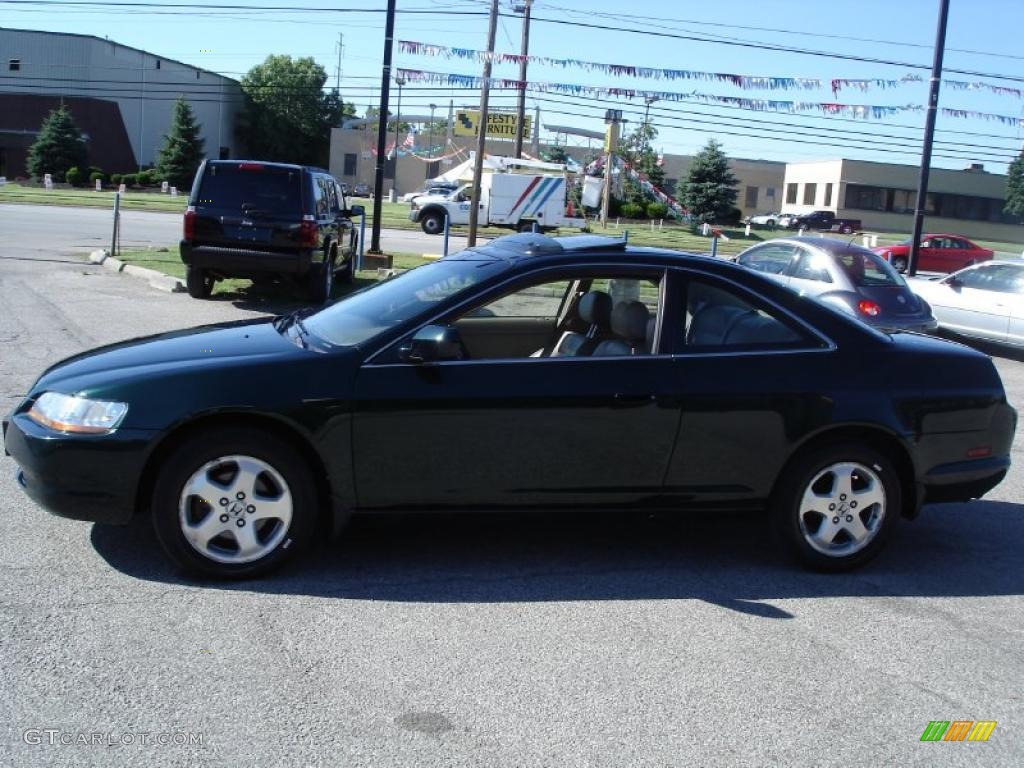 1999 Accord EX V6 Coupe - Dark Emerald Pearl / Ivory photo #5