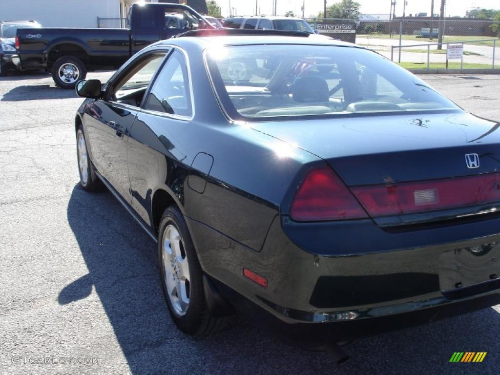 1999 Accord EX V6 Coupe - Dark Emerald Pearl / Ivory photo #6