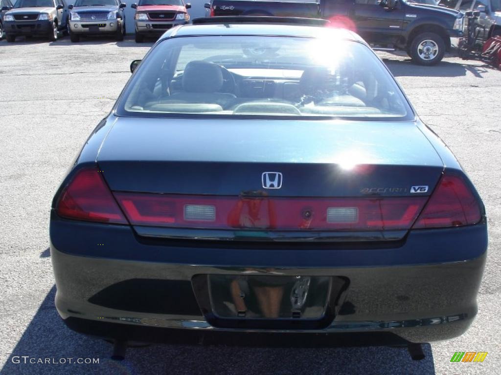 1999 Accord EX V6 Coupe - Dark Emerald Pearl / Ivory photo #8