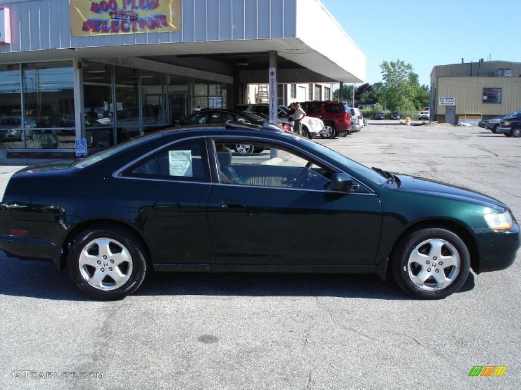 1999 Accord EX V6 Coupe - Dark Emerald Pearl / Ivory photo #9