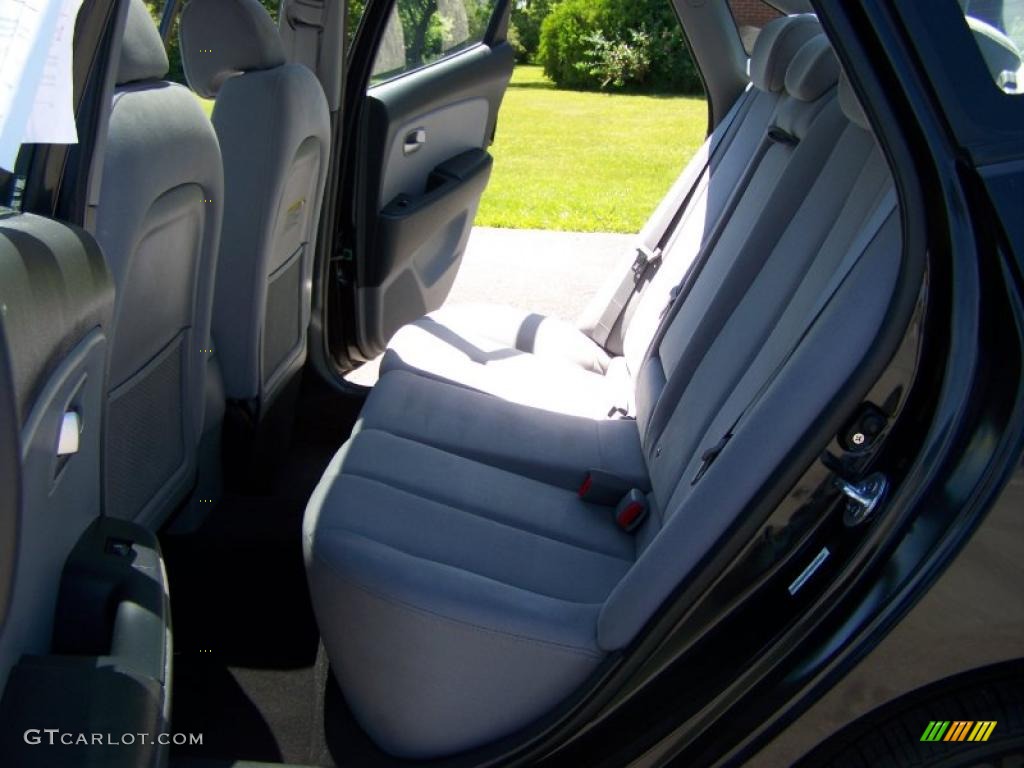 2009 Elantra GLS Sedan - Black Pearl / Gray photo #9