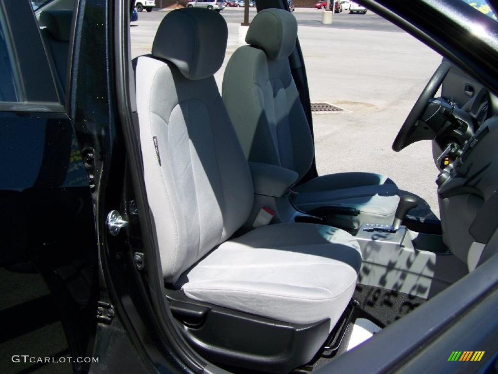 2009 Elantra GLS Sedan - Black Pearl / Gray photo #12