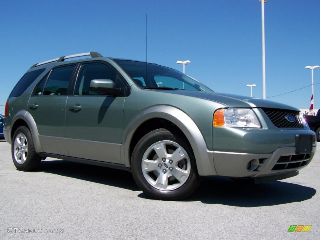 2005 Freestyle SEL AWD - Titanium Green Metallic / Shale photo #1