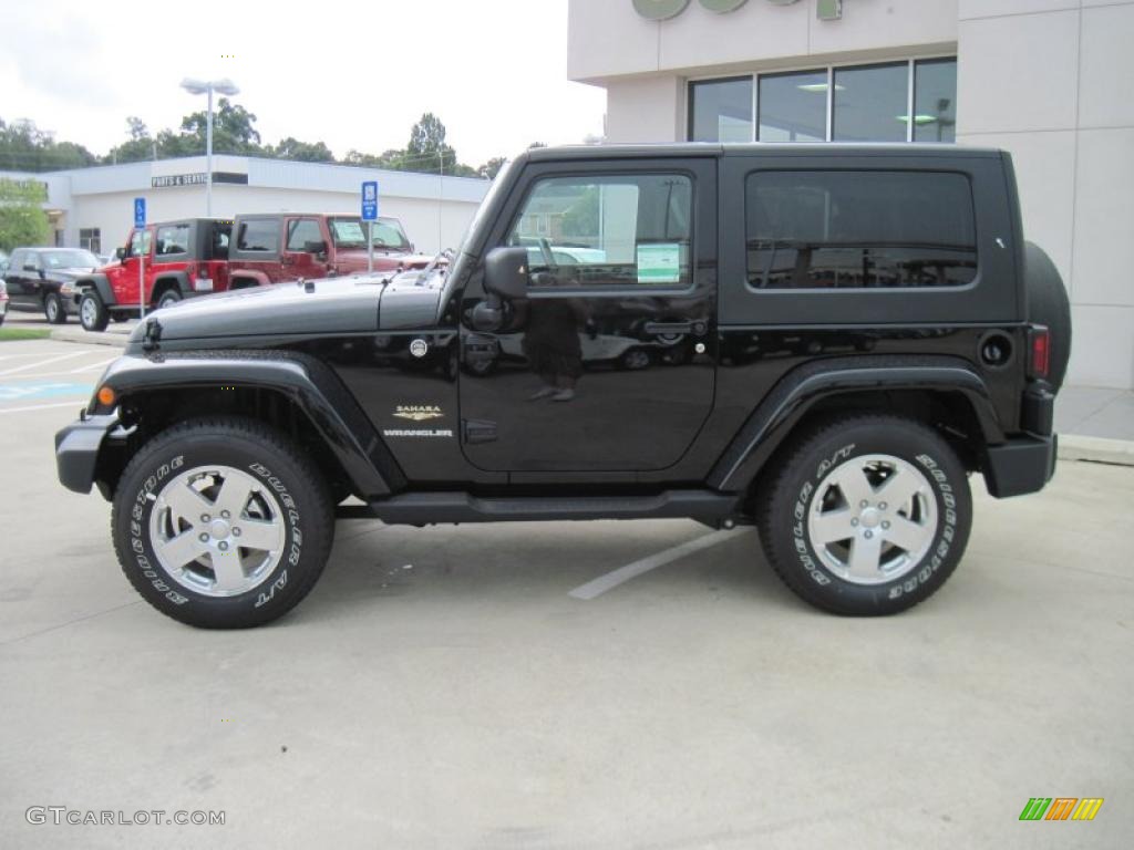 2010 Wrangler Sahara 4x4 - Black / Dark Slate Gray/Medium Slate Gray photo #3