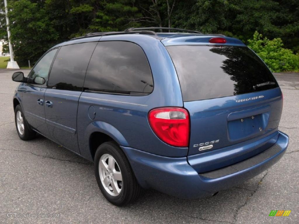 2006 Grand Caravan SXT - Atlantic Blue Pearl / Medium Slate Gray photo #2