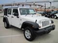 Stone White - Wrangler Unlimited Sport 4x4 Right Hand Drive Photo No. 2