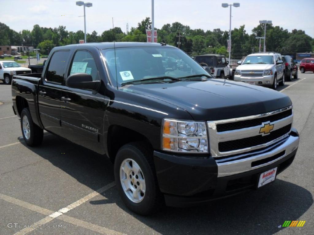 2010 Silverado 1500 LT Crew Cab - Black / Ebony photo #5