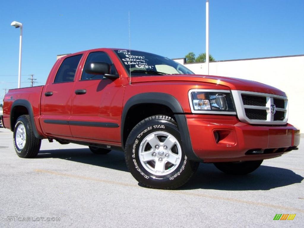 Sunburst Orange Pearl Dodge Dakota