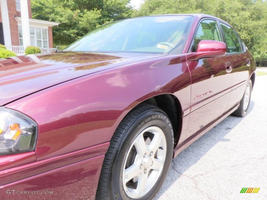 2004 Impala LS - Berry Red Metallic / Medium Gray photo #15
