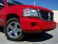 Flame Red - Dakota Laramie Crew Cab 4x4 Photo No. 2