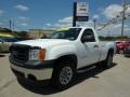 2008 Summit White GMC Sierra 1500 Regular Cab 4x4  photo #1