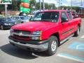 2003 Victory Red Chevrolet Silverado 1500 LS Extended Cab 4x4  photo #14