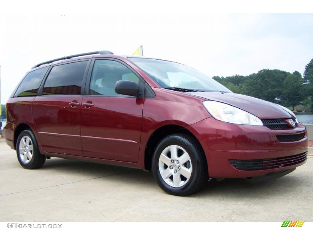 Salsa Red Pearl Toyota Sienna