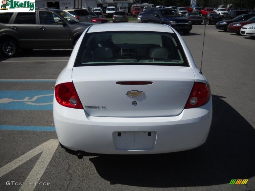 2009 Cobalt LT Sedan - Summit White / Gray photo #4