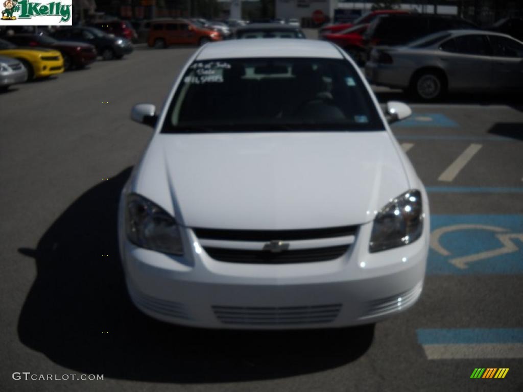 2009 Cobalt LT Sedan - Summit White / Gray photo #15