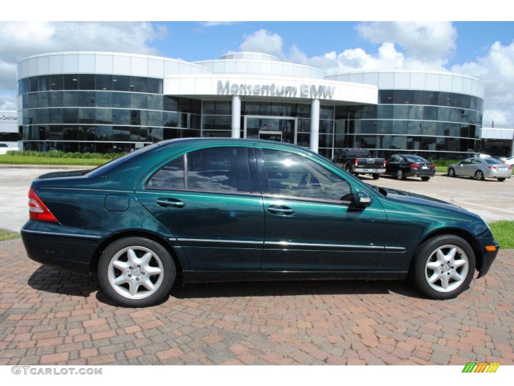 2003 C 240 Sedan - Everest Green Metallic / Java photo #1