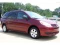 2004 Salsa Red Pearl Toyota Sienna LE  photo #58