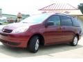 2004 Salsa Red Pearl Toyota Sienna LE  photo #65