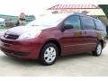 2004 Salsa Red Pearl Toyota Sienna LE  photo #67