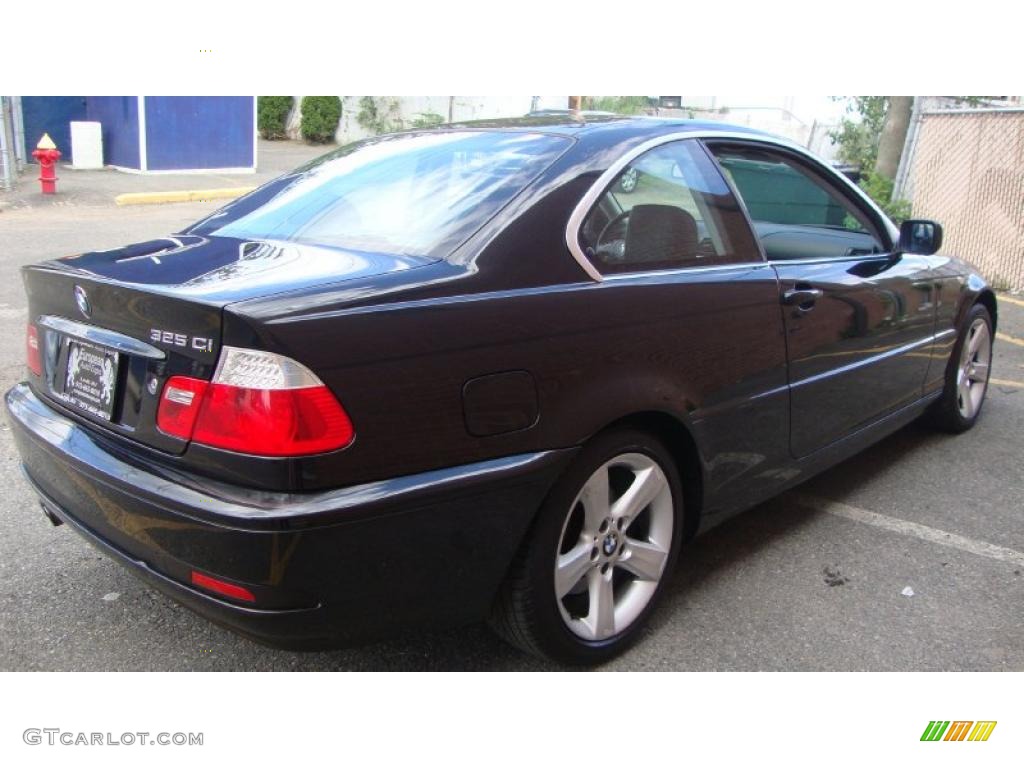 2004 3 Series 325i Coupe - Jet Black / Black photo #4