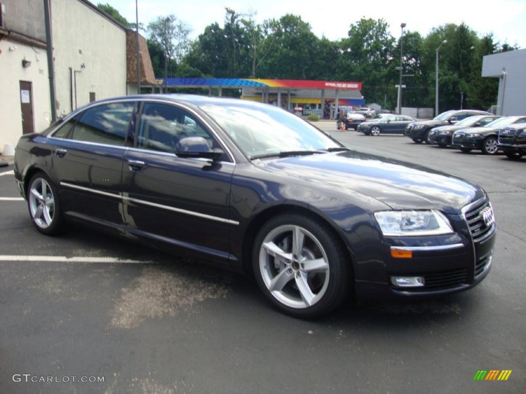 2010 A8 L 4.2 quattro - Oyster Gray Metallic / Amaretto photo #6