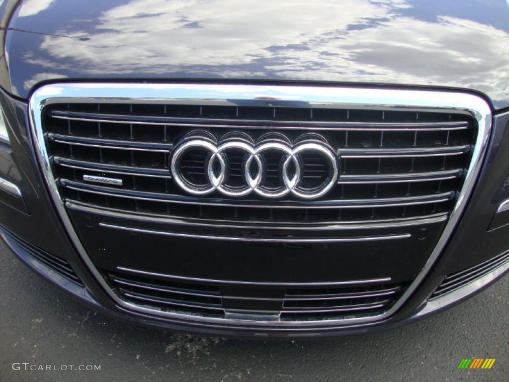 2010 A8 L 4.2 quattro - Oyster Gray Metallic / Amaretto photo #30
