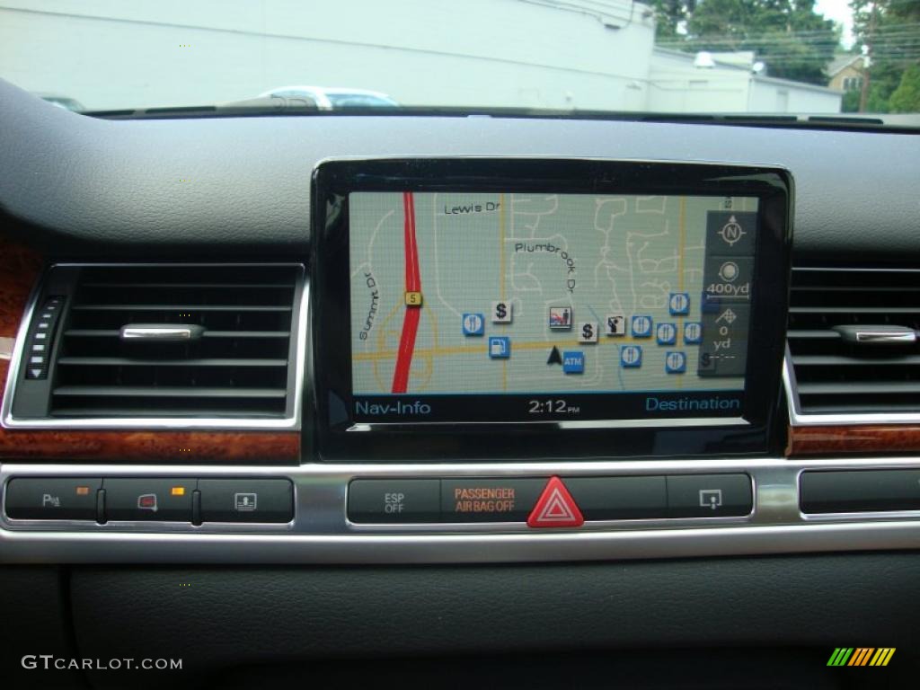 2010 A8 L 4.2 quattro - Oyster Gray Metallic / Amaretto photo #33