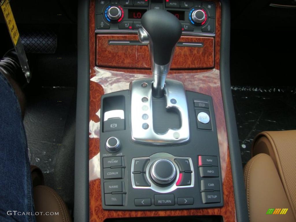 2010 A8 L 4.2 quattro - Oyster Gray Metallic / Amaretto photo #35