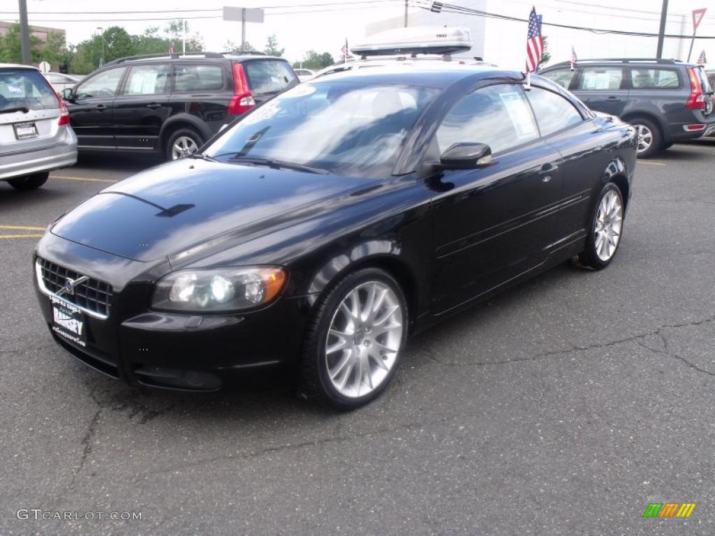 2006 C70 T5 Convertible - Solid Black / Off Black photo #21