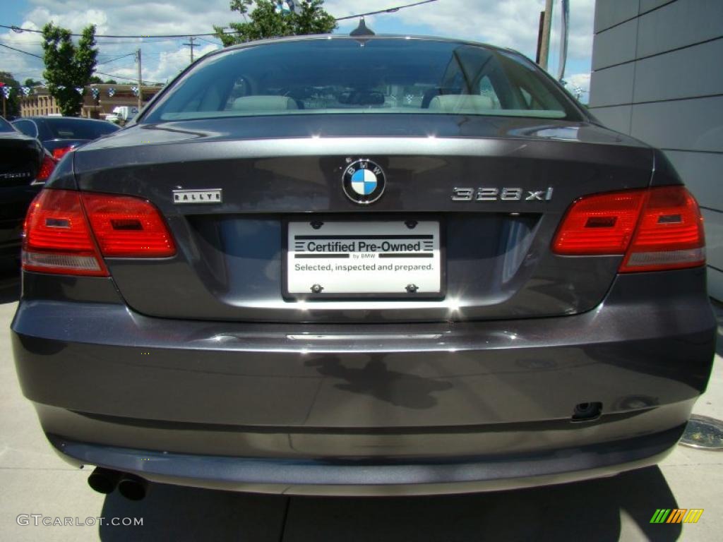 2007 3 Series 328xi Coupe - Sparkling Graphite Metallic / Grey photo #4