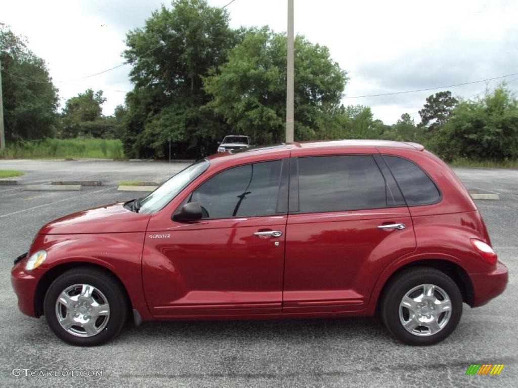 2006 PT Cruiser Touring - Inferno Red Crystal Pearl / Pastel Slate Gray photo #2