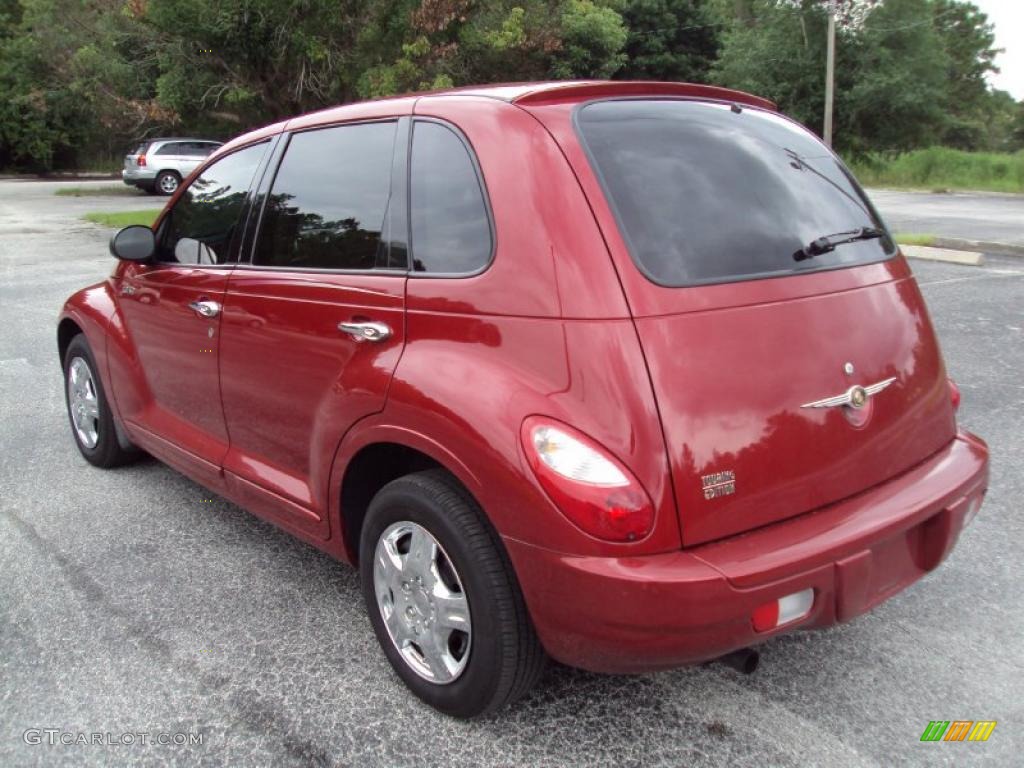 2006 PT Cruiser Touring - Inferno Red Crystal Pearl / Pastel Slate Gray photo #3