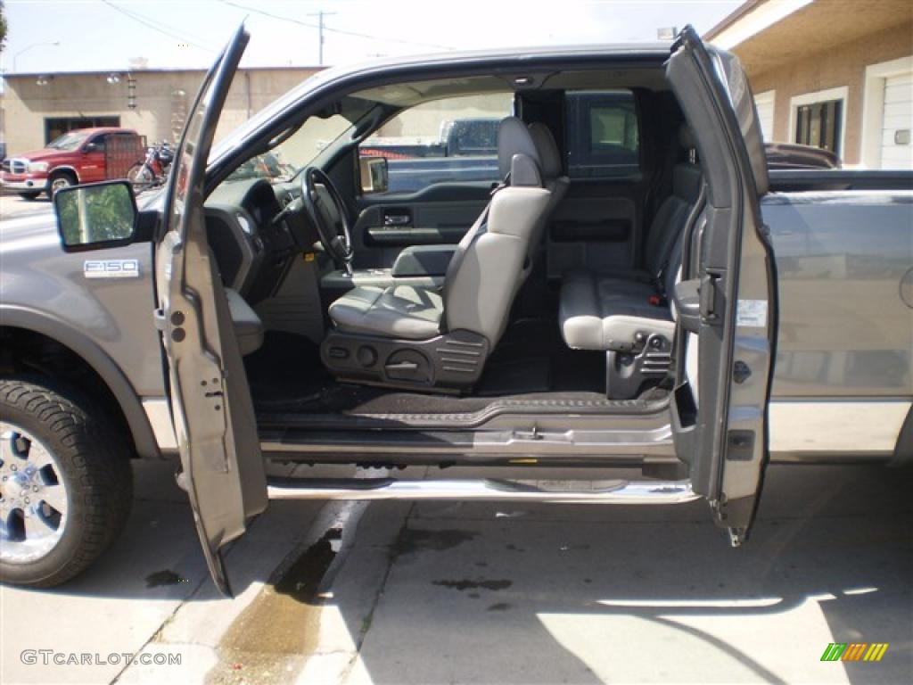 2004 F150 FX4 SuperCab 4x4 - Dark Shadow Grey Metallic / Dark Flint photo #6