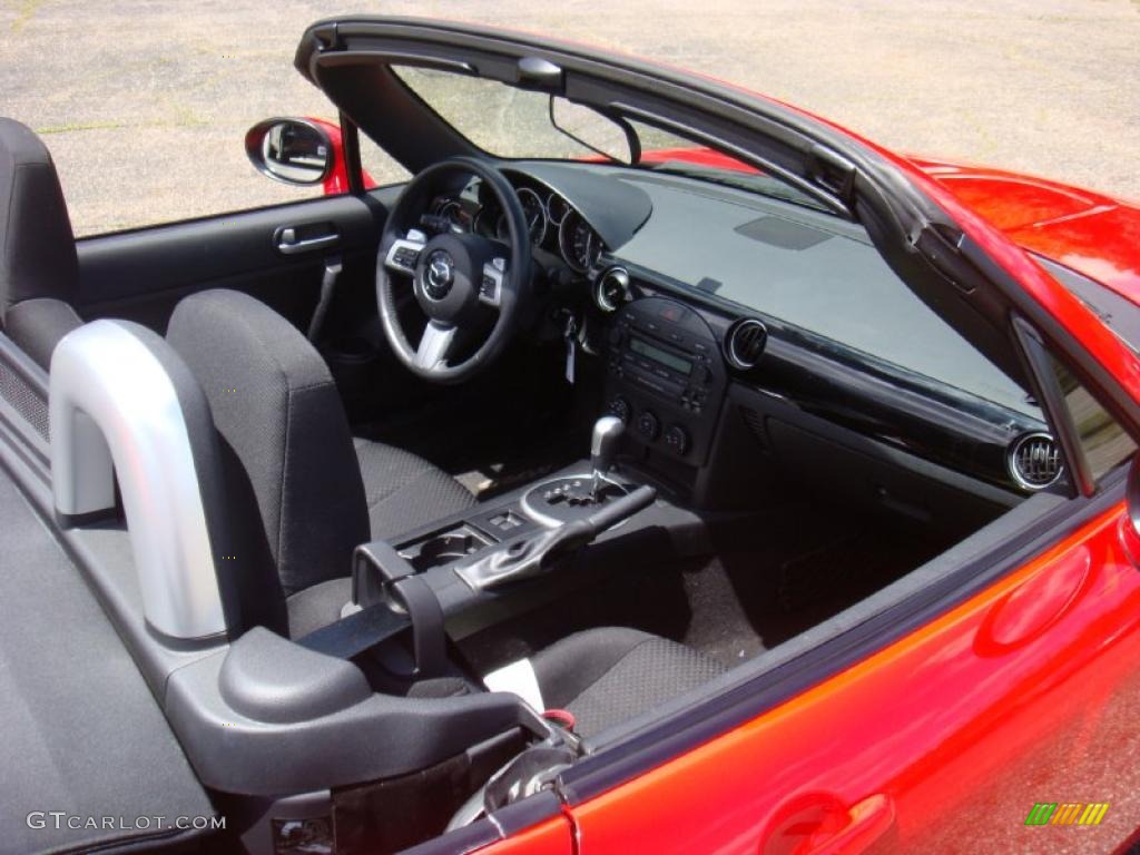 2008 MX-5 Miata Touring Roadster - True Red / Black photo #13