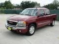 2006 Sport Red Metallic GMC Sierra 1500 SLE Crew Cab  photo #7